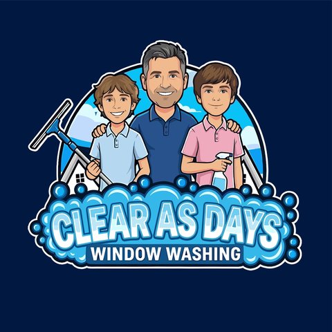 Clear as Days Window Washing logo