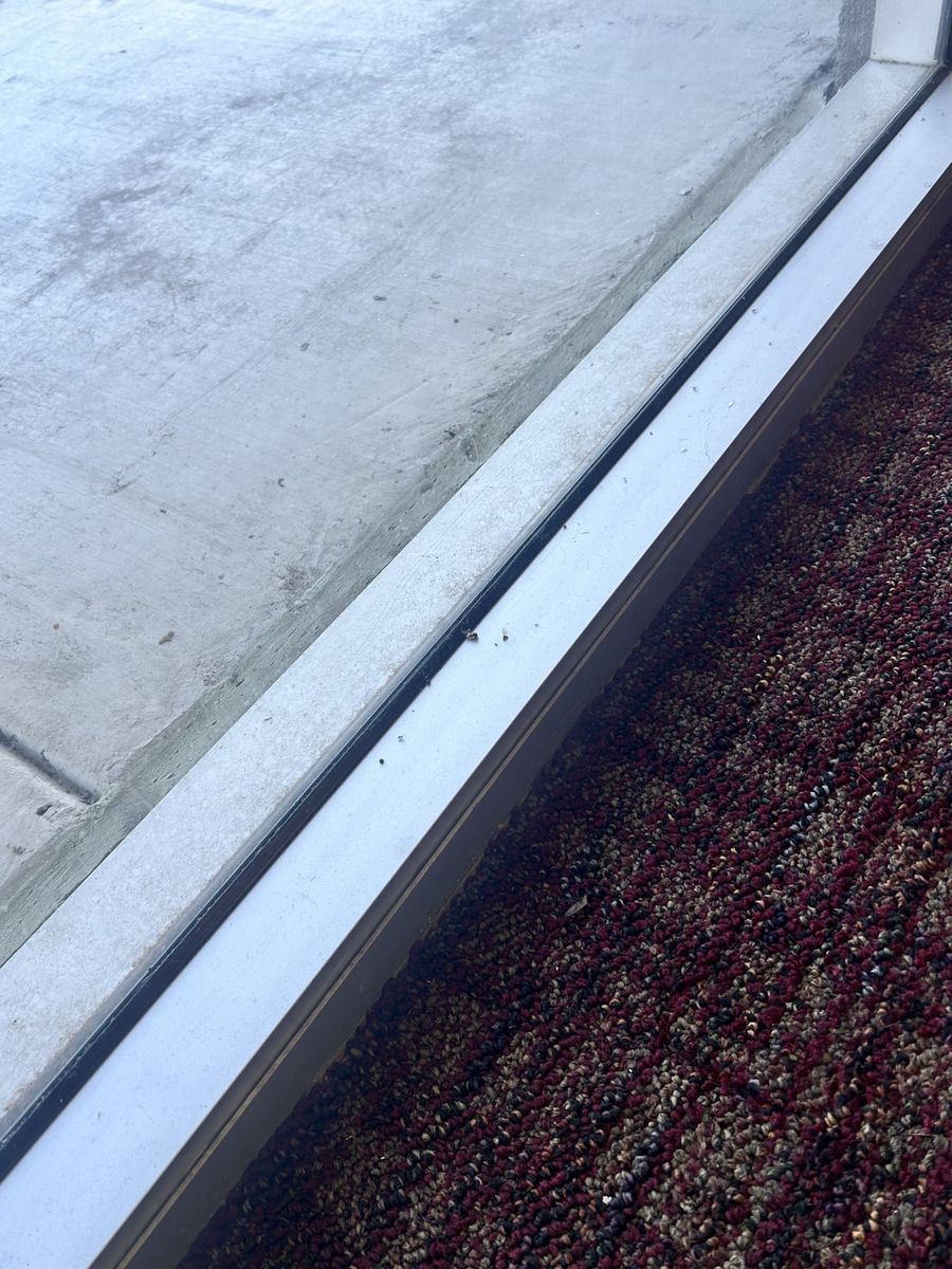 Perfectly cleaned window track in Glendale AZ